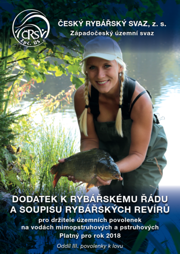 Dodatek k rybářskému řádu platný pro rok 2018